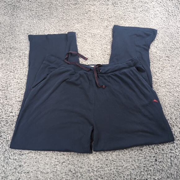 Tommy Bahama Pants Men Extra Large Blue Lounge Sleepwear Cotton Straight Leg - Picture 1 of 9